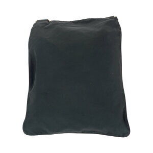 Prada bag plate logo triangular black Tessuto shoulder nylon